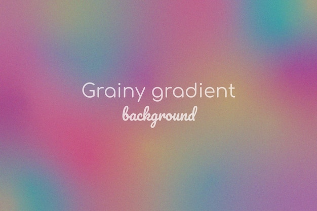 Fondo de gradiente de textura abstracta granulada con texto Ilustración vectorial de moda