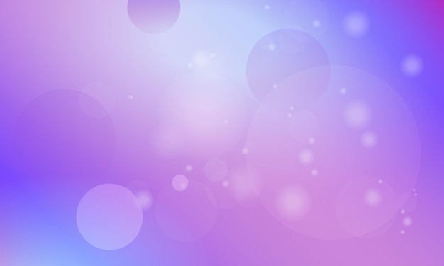 Fondo de gradiente vectorial con efecto bokeh