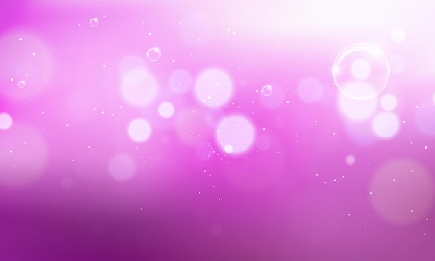Fondo de gradiente vectorial con efecto bokeh