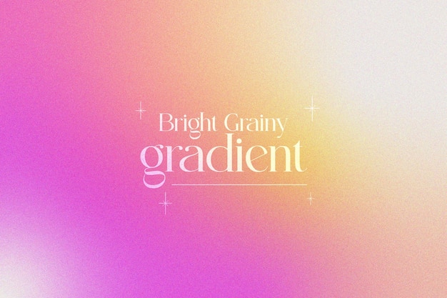 Fondo de gradiente vectorial moderno de colores brillantes con textura granulada