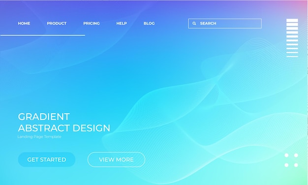 Vector fondo de gradiente vectorial moderno para una página de aterrizaje llamativa