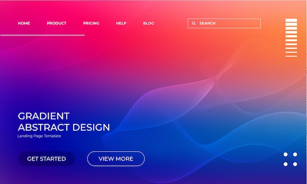 Fondo de gradiente vectorial multicolor pastel con forma de gradiente simple como gráfico contemporáneo