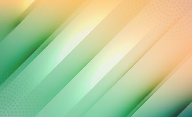 Fondo de gradiente vectorial verde y amarillo borroso