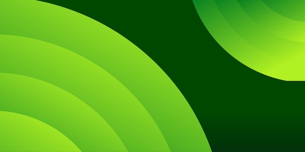 Fondo de gradiente verde de onda