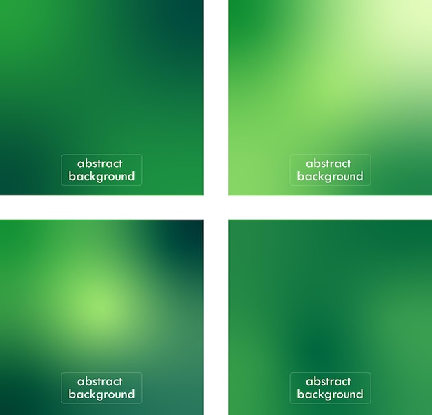 Fondo de gradiente verde para las plantillas de redes sociales