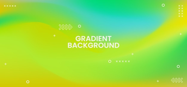 Un fondo de gradiente verde vibrante que crea una sensación de movimiento y profundidad