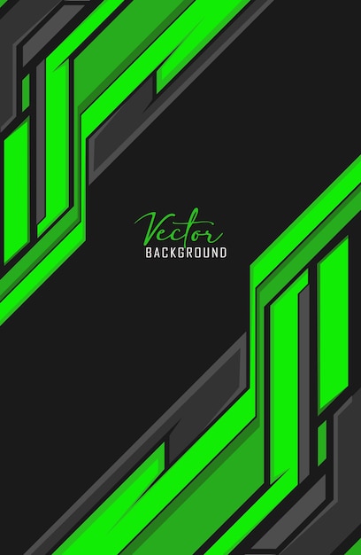 Fondo gráfico techno verde