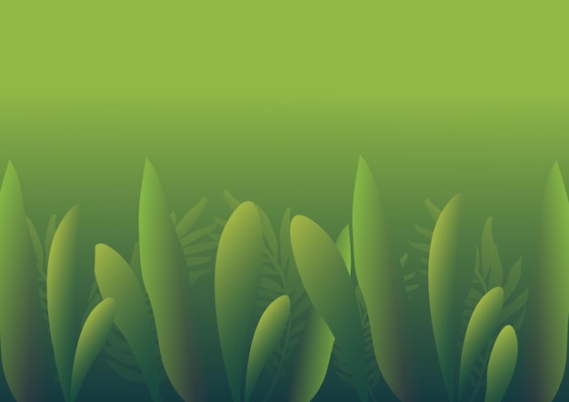 El fondo de las grandes hojas verdes tropicales