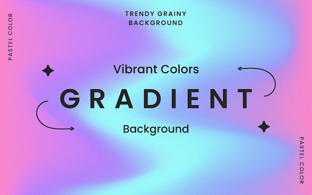 Fondo granulado de moda con colores vibrantes vector gratuito