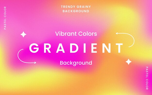 Fondo granulado de moda de vector con colores vibrantes vector gratis