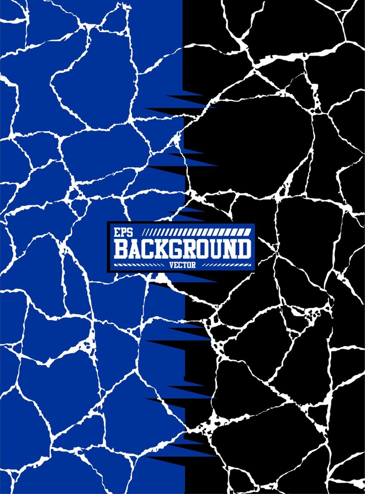 fondo de grieta azul y negro