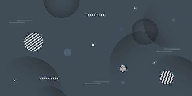 Fondo gris abstracto con composición de geometría moderna