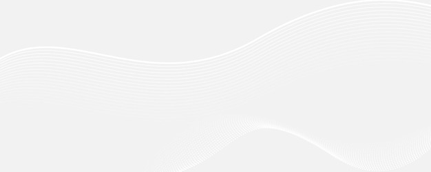 Fondo gris abstracto con líneas onduladas blancas