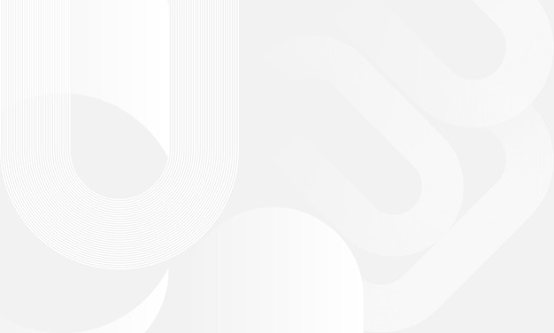 Fondo gris abstracto Rondo blanco moderno con forma de líneas geométricas