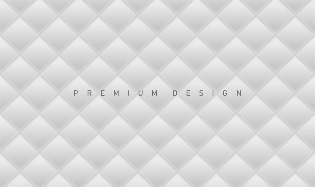 Fondo gris blanco de diseño premium abstracto con rombo degradado para portada o banner