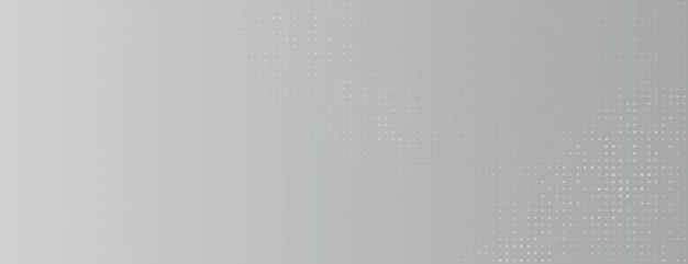 Fondo gris con un gradiente suave y fondo vectorial de textura punteado