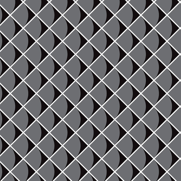 un fondo gris con un patrón de formas y líneas geométricas