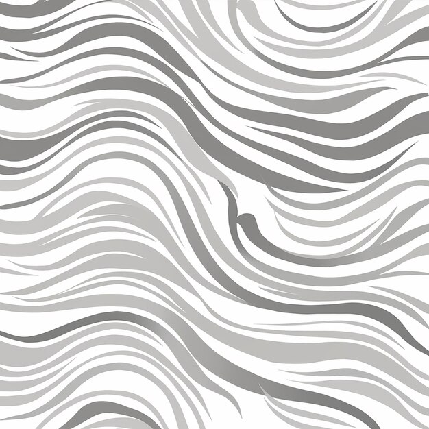 Vector un fondo gris con un patrón de líneas onduladas