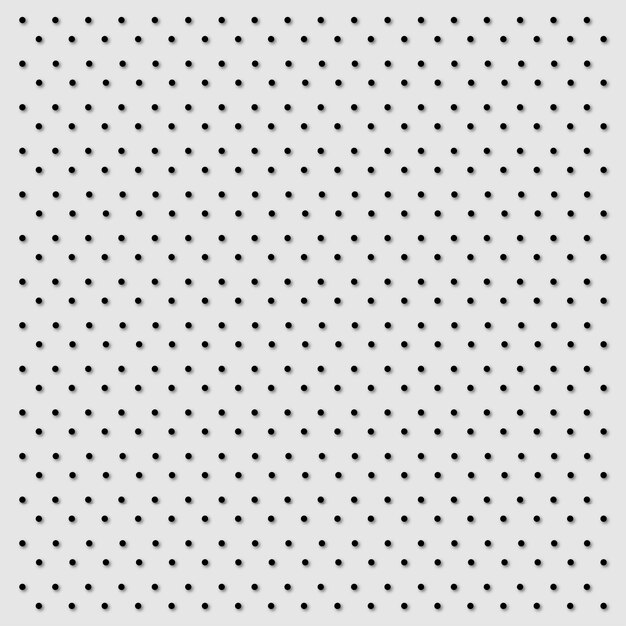 Vector fondo gris con puntos negros.