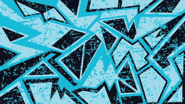El fondo grunge abstracto azul