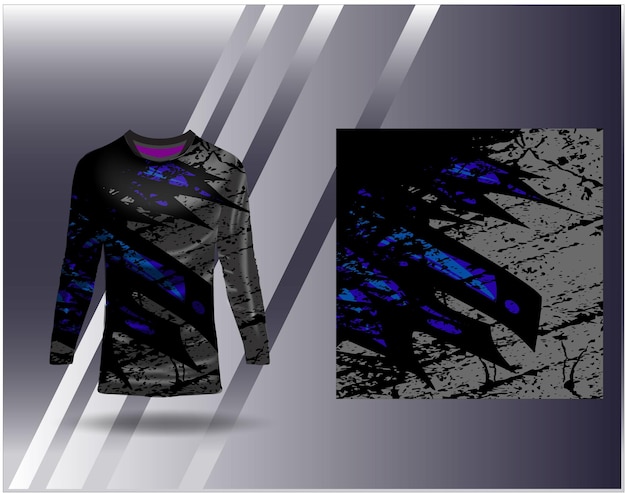 Fondo de grunge de deporte de camiseta para fondo de juego de fútbol de ciclismo de carreras de equipo de jersey extremo