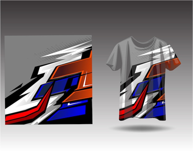 Fondo de grunge de deporte de camiseta para juegos de fútbol de ciclismo de carreras de equipo de jersey extremo