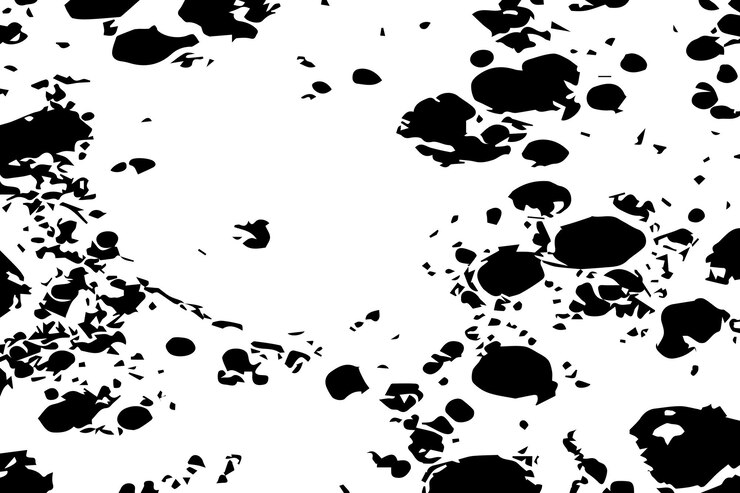 Vector el fondo grunge desigual angustiado el patrón grunge monocromo el fondo abstracto la textura grunge