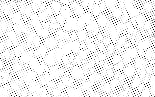 fondo grunge con efecto de puntos un patrón de medio tono blanco y negro con puntos un negro y punto