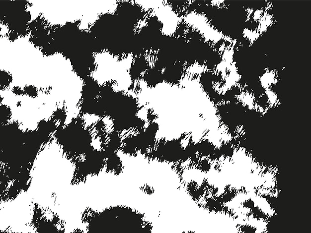 Fondo grunge negro y blanco textura monocromática patrón vectorial de astillas de piedra raspa la nieve