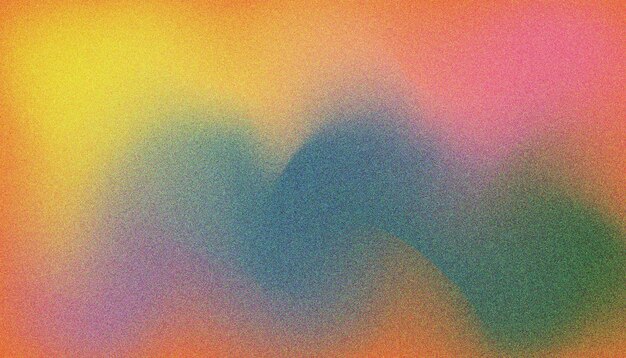 Fondo grunge con textura granulada Gradiente granulado colorido Diseño de fondo