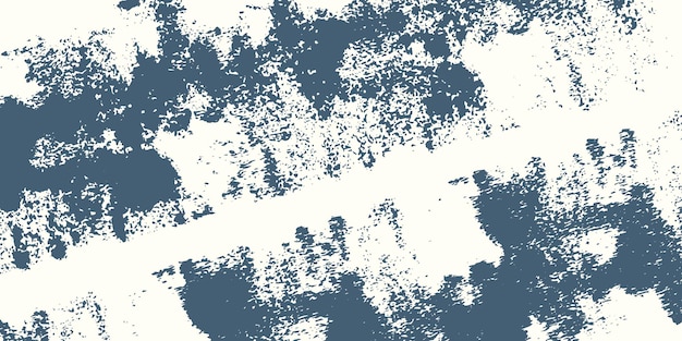 Fondo grunge con trazo de pincel azul dibujado a mano con textura granulada plantilla vintage para diseño antiguo