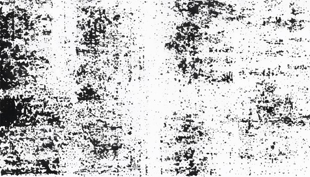 Fondo grunge vector negro y blanco textura abstracta de manchas de polvo y suciedad textura angustiada