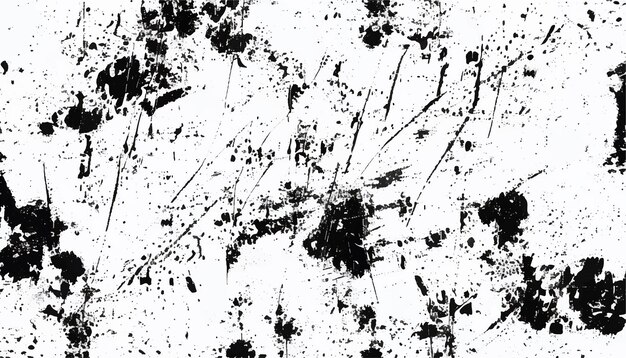 Fondo grunge vector negro y blanco textura abstracta de manchas de polvo y suciedad textura angustiada