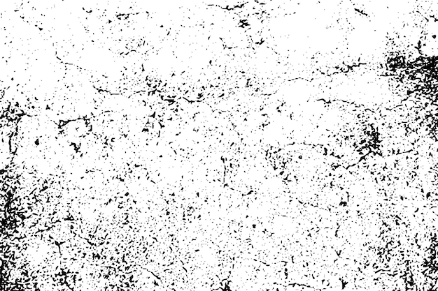 Fondo grunge vectorial en blanco y negro textura monocromática abstracta textura vieja de época