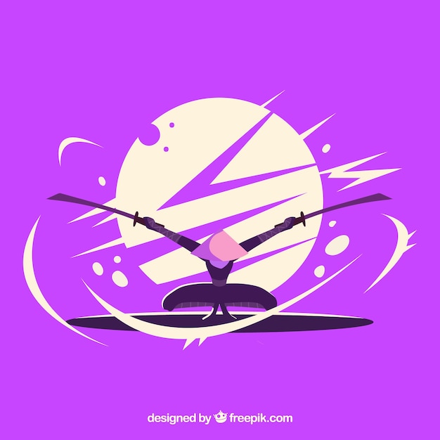 Fondo de guerrero ninja