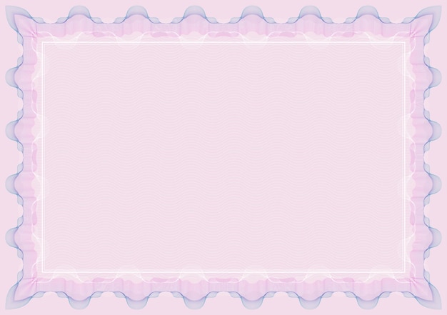 Fondo guilloche para certificado
