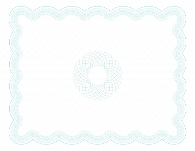 Fondo guilloche para diploma de certificado o diseño de moneda