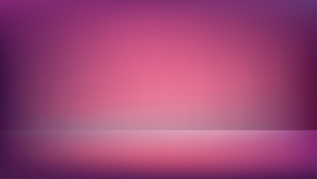 Fondo de habitación rosa púrpura abstracto con efecto de degradado radial
