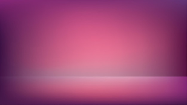 Fondo de habitación rosa púrpura abstracto con efecto de degradado radial