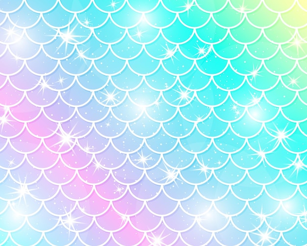 Fondo de hadas Patrón de unicornio Estrellas mágicas holográficas