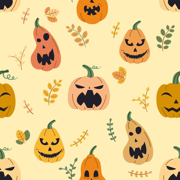 Fondo para halloween con calabazas