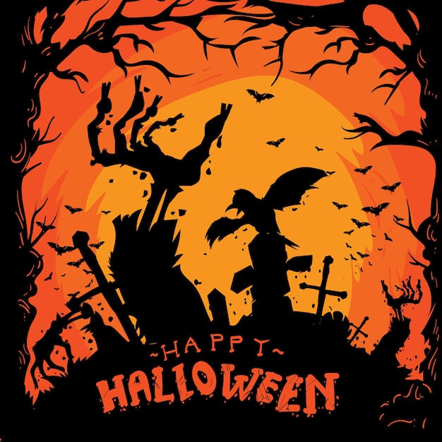 Vector fondo de halloween