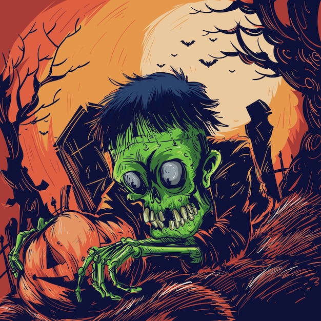 Vector fondo de halloween