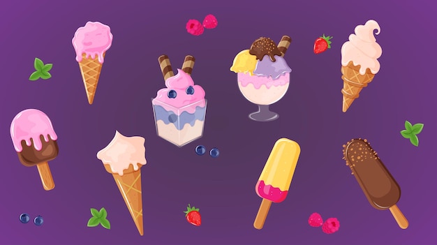 Fondo de helado