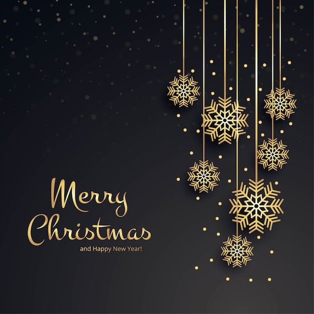 Fondo hermoso de la tarjeta del copo de nieve de la Feliz Navidad