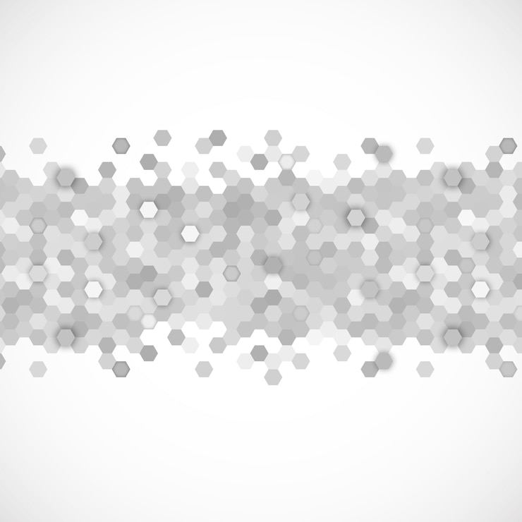 Vector fondo hexagonal abstracto