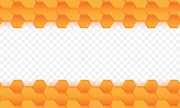 Vector fondo hexagonal amarillo