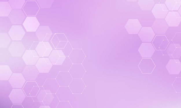 Fondo hexagonal degradado abstracto vectorial
