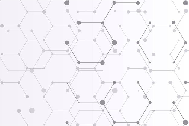 Vector fondo hexagonal degradado