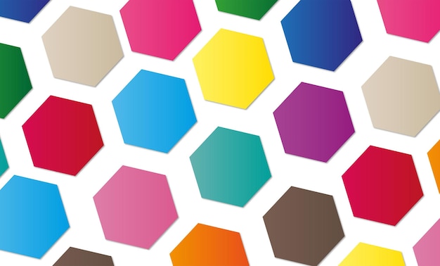 fondo hexagonal de gradiente
